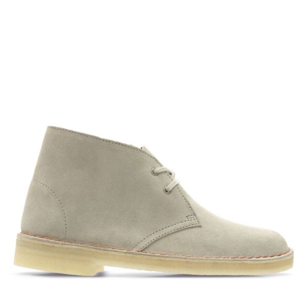 Clarks Womens Desert Boot Ankle Boots Sand Suede | CA-5124789